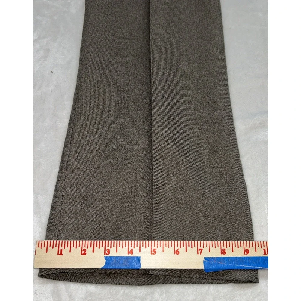 Vintage 80s Levis Menswear Action Slacks Pleated Mens 36x27 Brown‎ Sta-prest